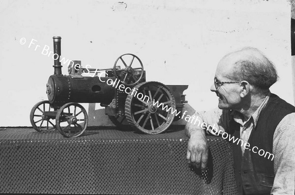 MR J RYAN WITH MODEL TRACTION ENGINE